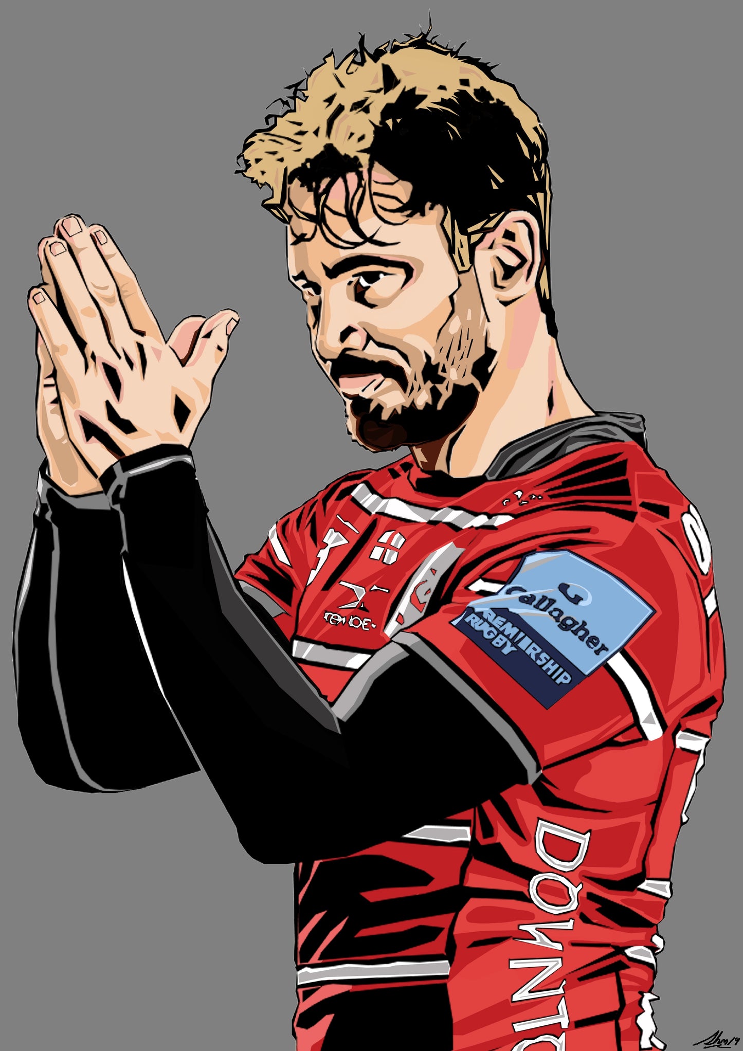 Danny Cipriani limited edition print