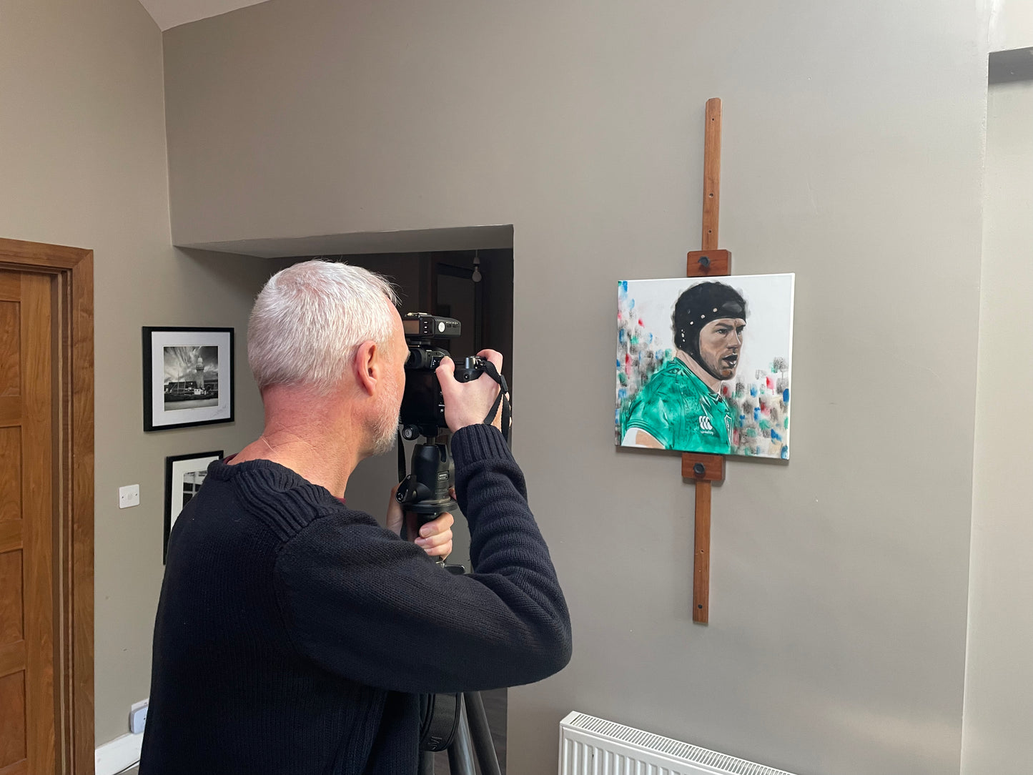 Sean O'Brien rugby testimonial print