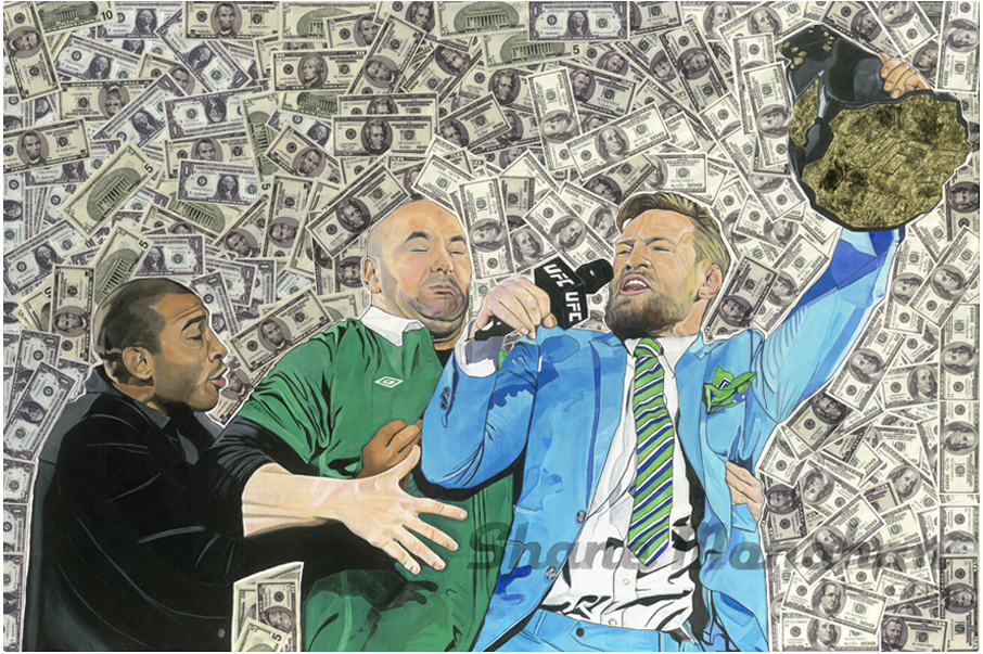 Conor McGregor painting (Original)