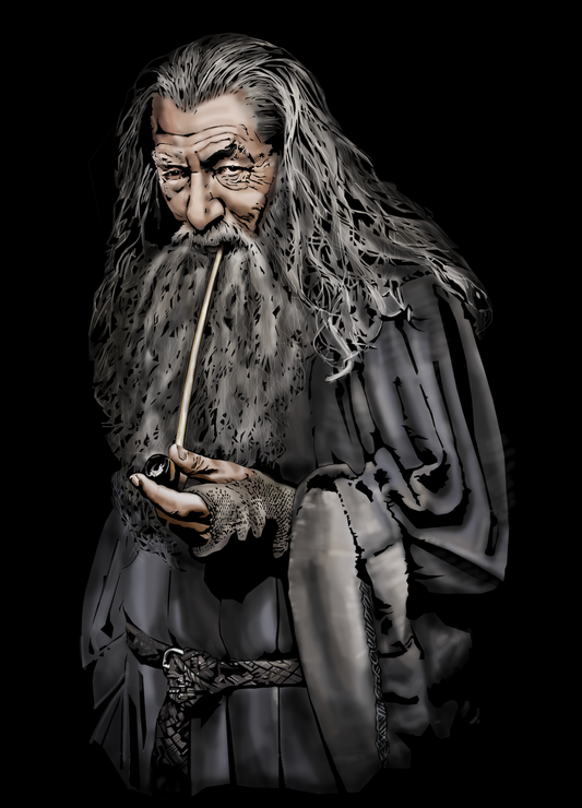 Gandalf The Grey - "A Wizard Is Never Late"
